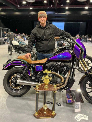 Tamco Paint Purple Pop Pearl in 2017 Harley Davidson Dyna 