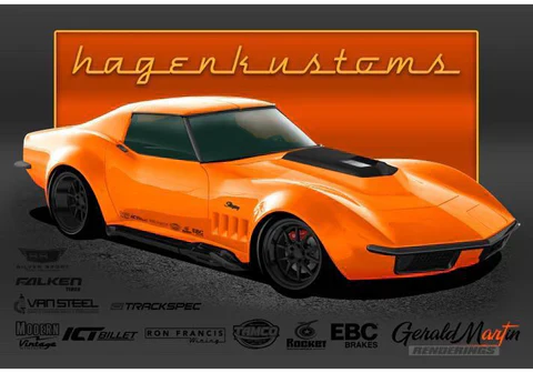 Tamco Paint Tamgerine Pearl in C3 Corvette