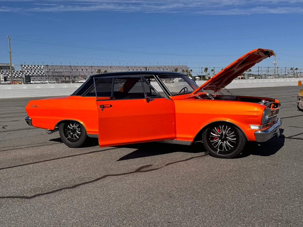 SUNKIST ORANGE PEARL | DANEAL FRANK | 1962 CHEVY II NOVA 400