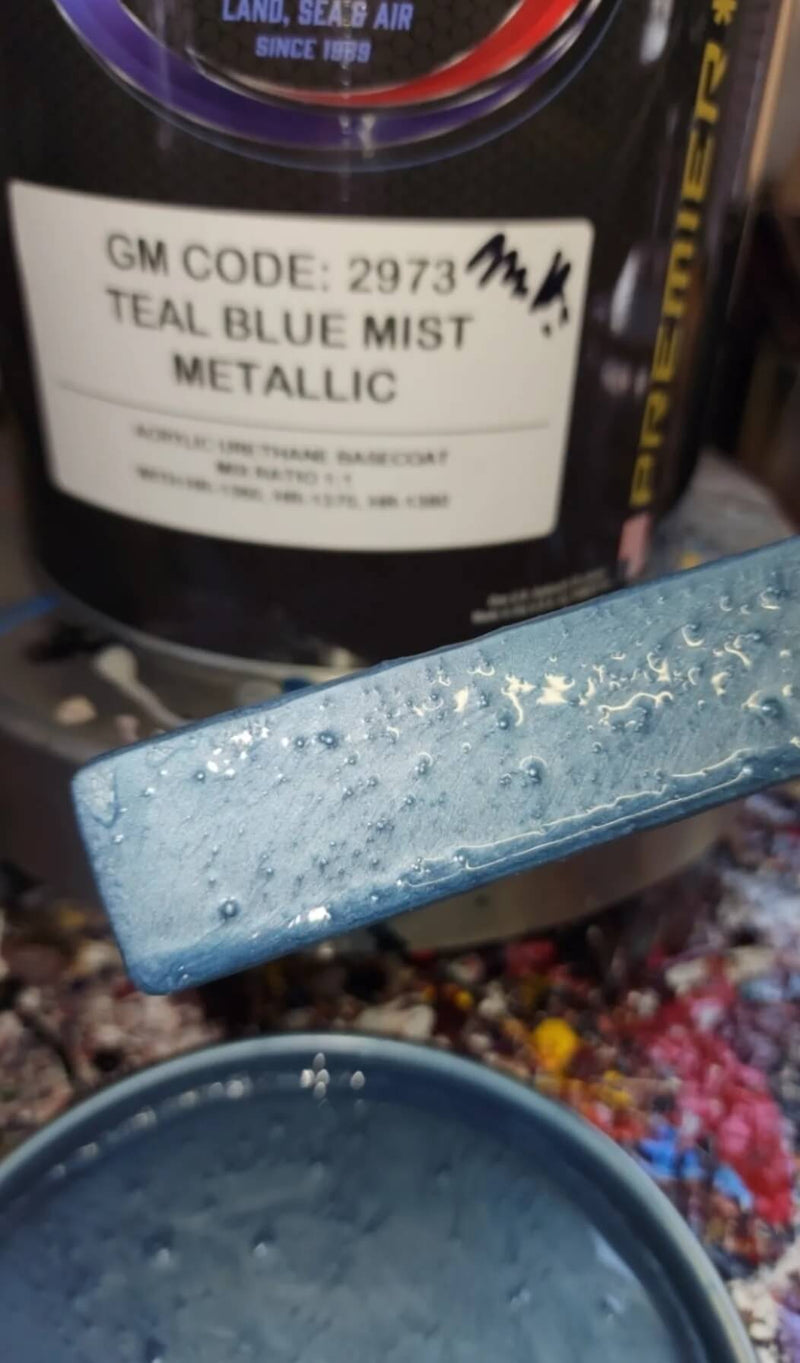 Teal Blue Mist Metallic Basecoat