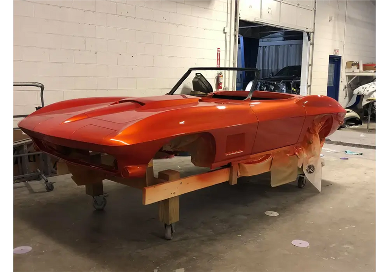 shacktop orange corvette 62