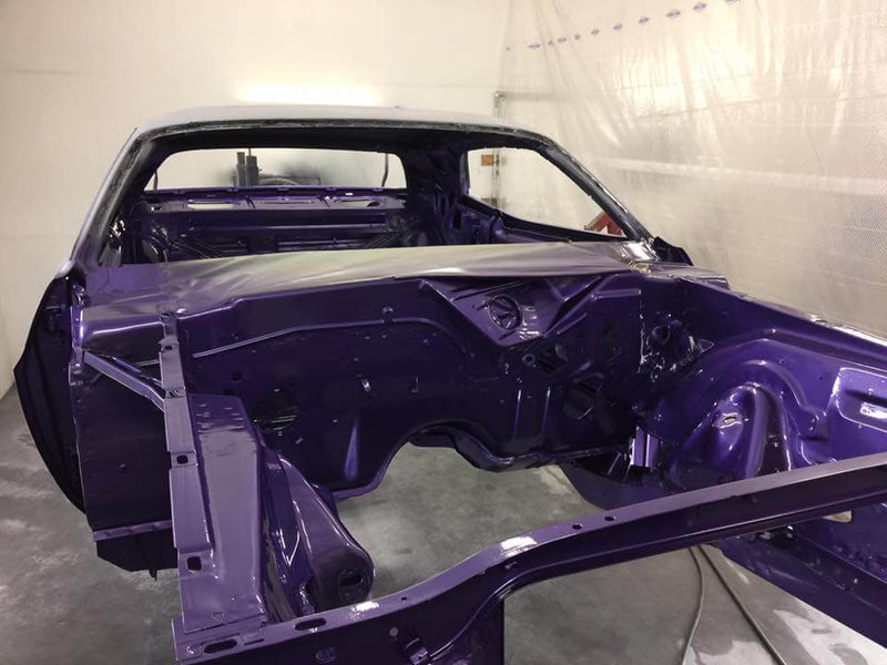 PLUM CRAZY OEM BASECOAT DODGE CHALLENGER CAR