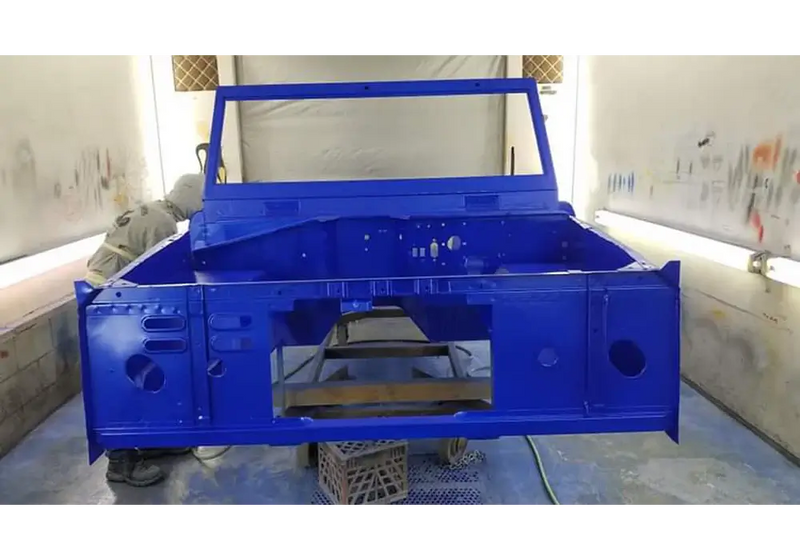 Blue Nitrous 1993 Land Rover