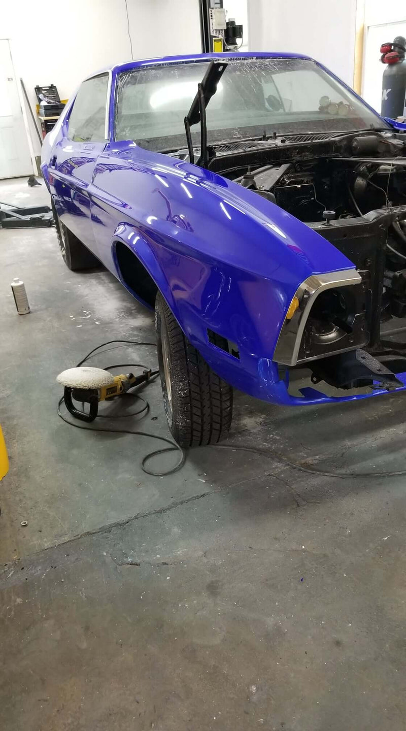 Blue Nitrous Chevrolet Vega