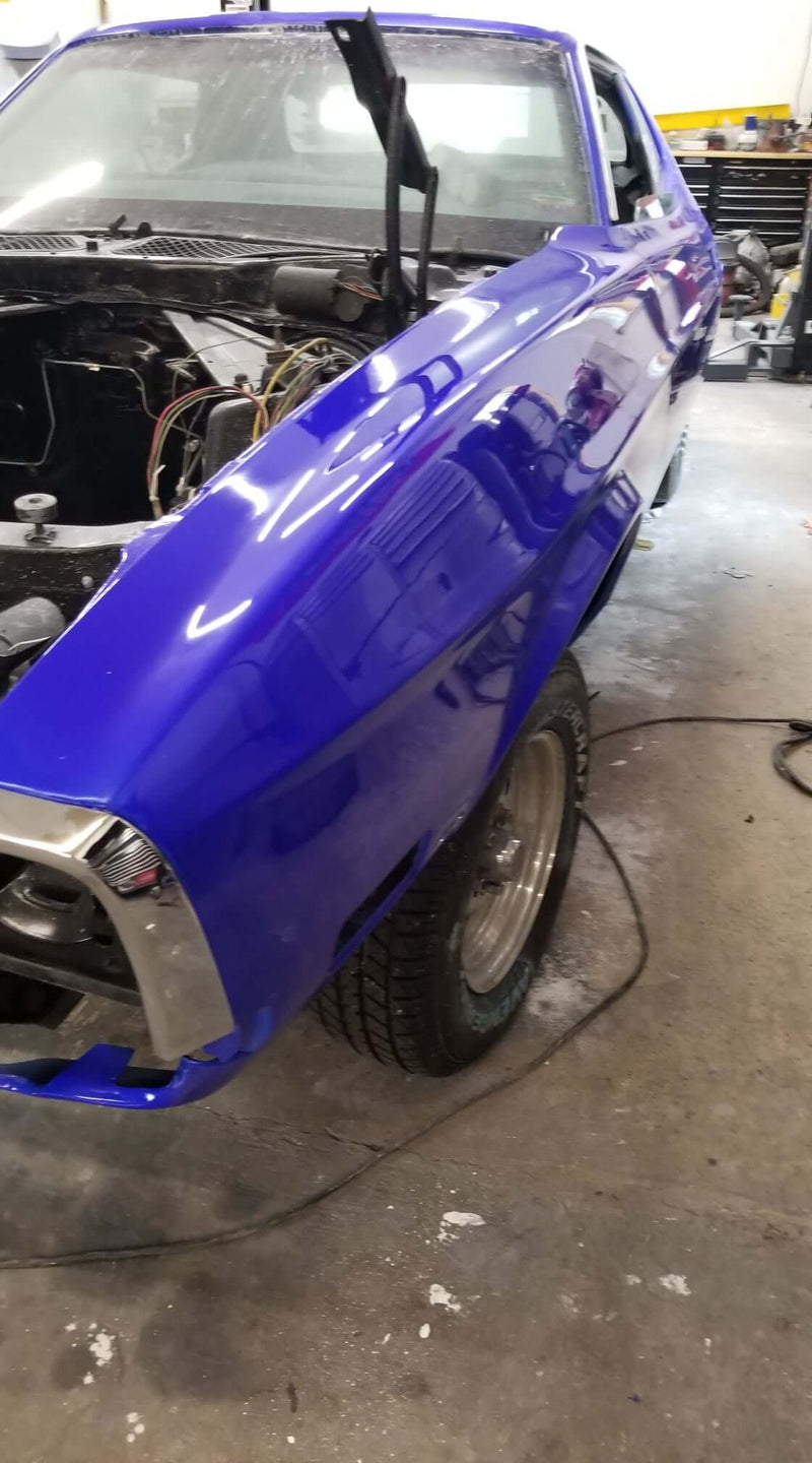 Blue Nitrous Chevrolet Vega