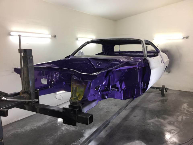 PLUM CRAZY OEM BASECOAT DODGE CHALLENGER CAR