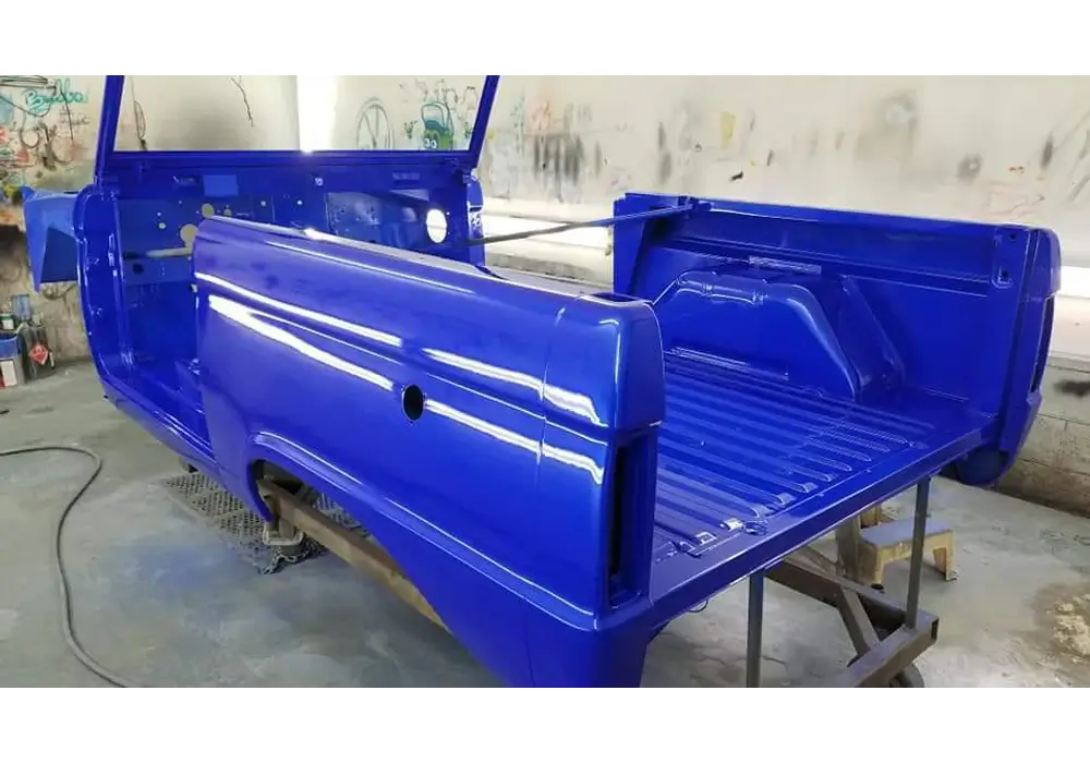 Blue Nitrous 1976 Ford F-250