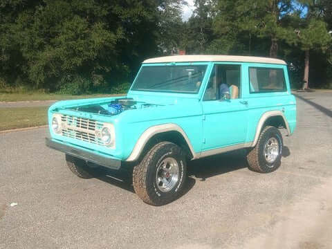 wintergreen pearl 1973 Ford Bronco