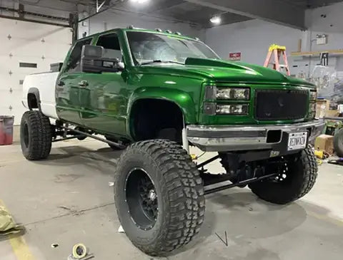 shamrock green 1997 GMC K3500