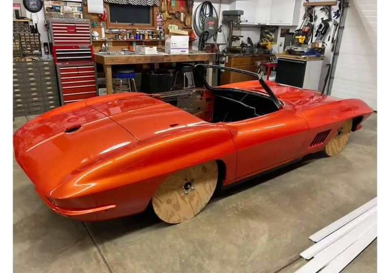 shacktop orange corvette 62