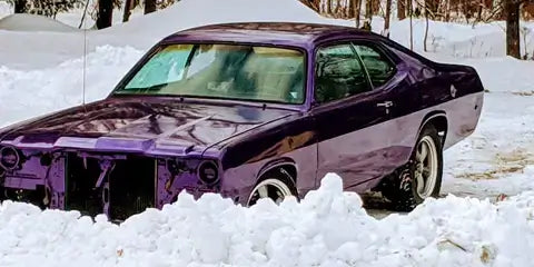 Tamco Throwback Plum Crazy 1973 Plymouth Duster