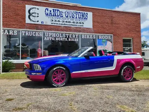 Sexy AF Pink Ford Mustang