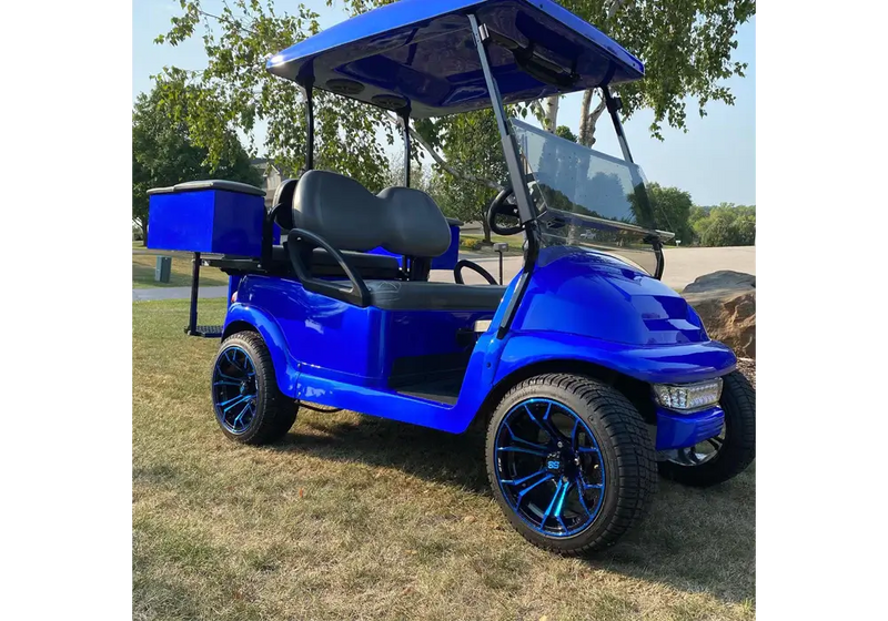 Blue Nitrous Golf Cart