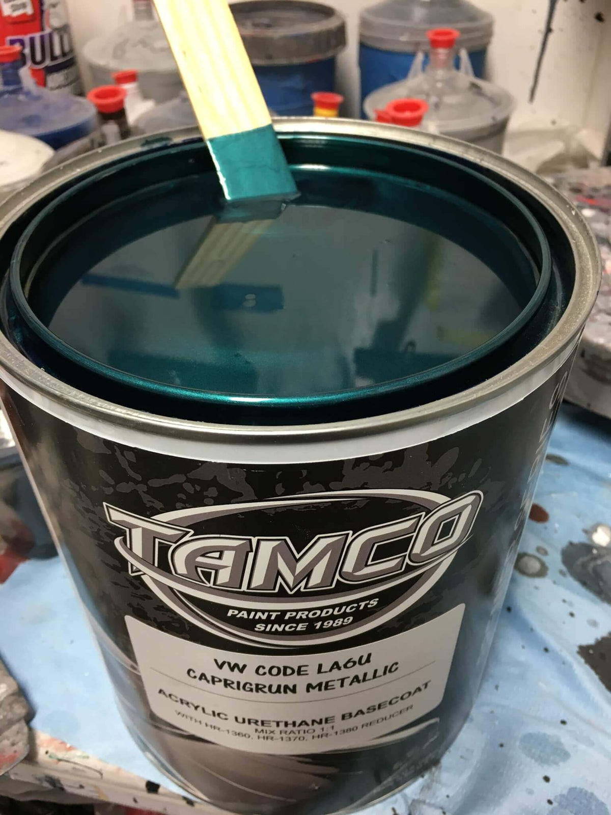 Volkswagen Capri Green / Dark Teal Metallic | LA6U / Q5 | OEM High Imp