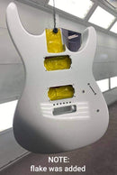 Slick Silver Metallic Guitar