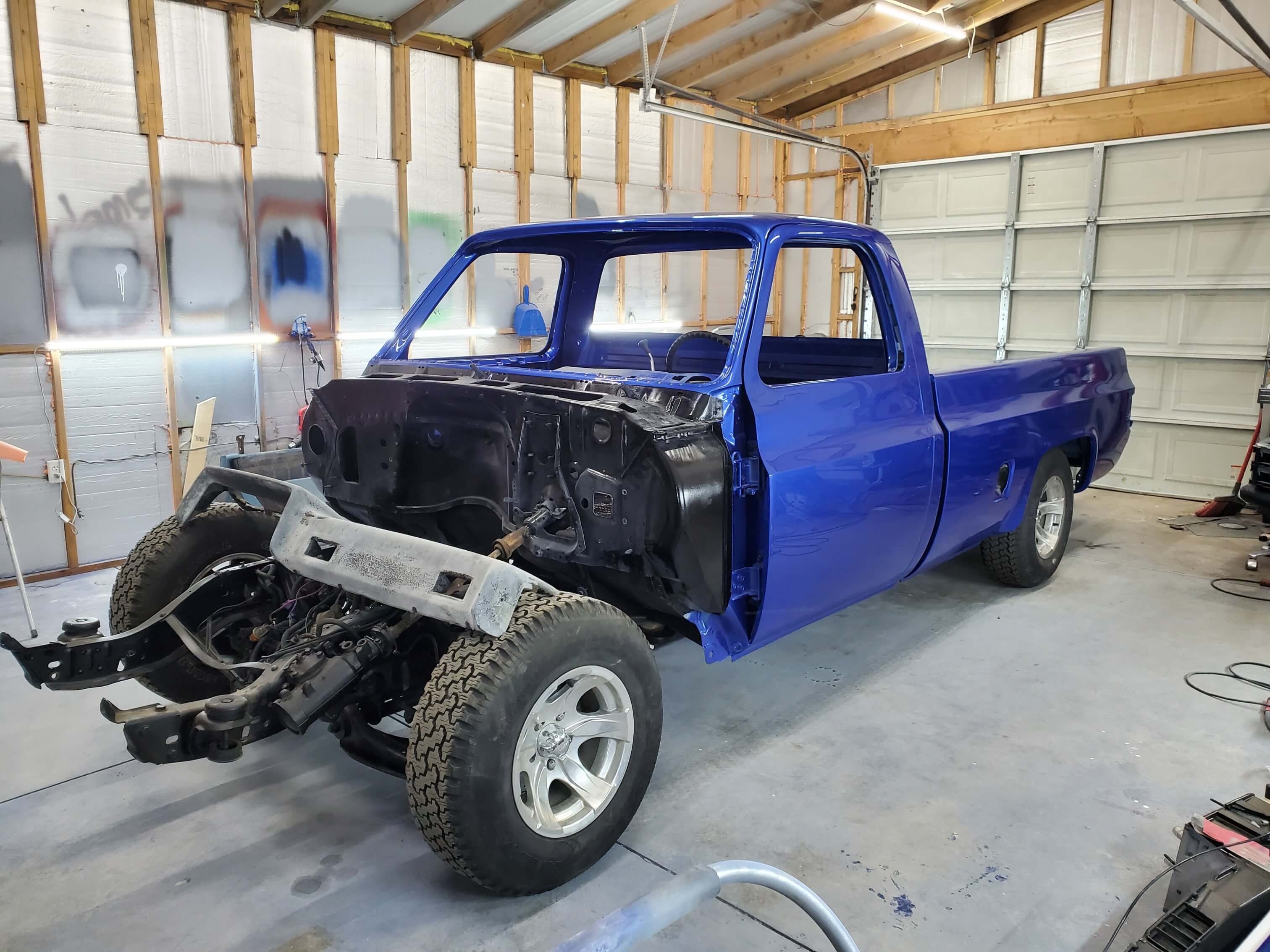 GM Electron Blue Car