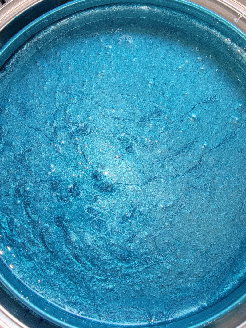 Clearwater Aqua Metallic Color Paint