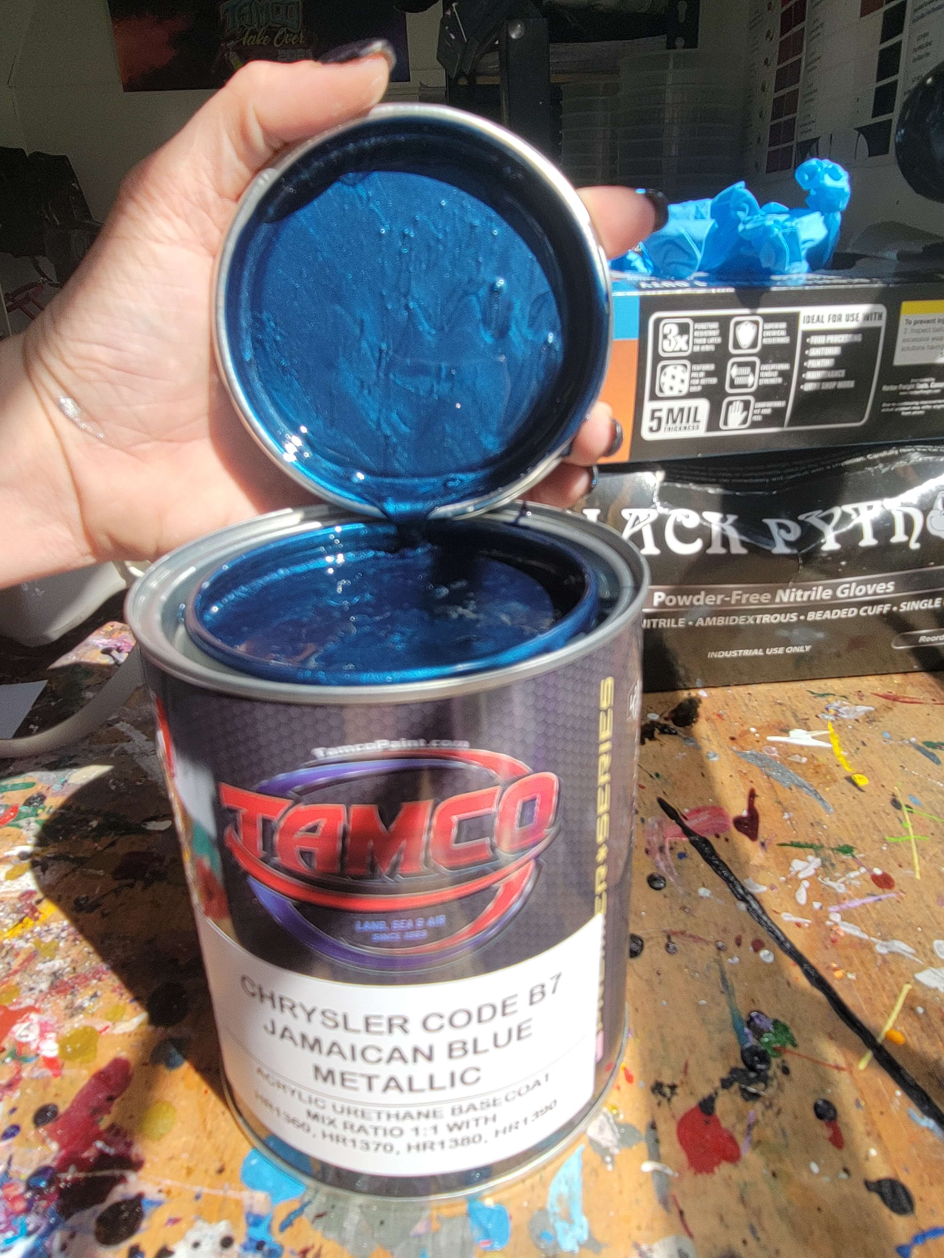 Chrysler Jamaica Blue Metallic | B7 / 8458 | 1969-1970 | OEM Basecoat