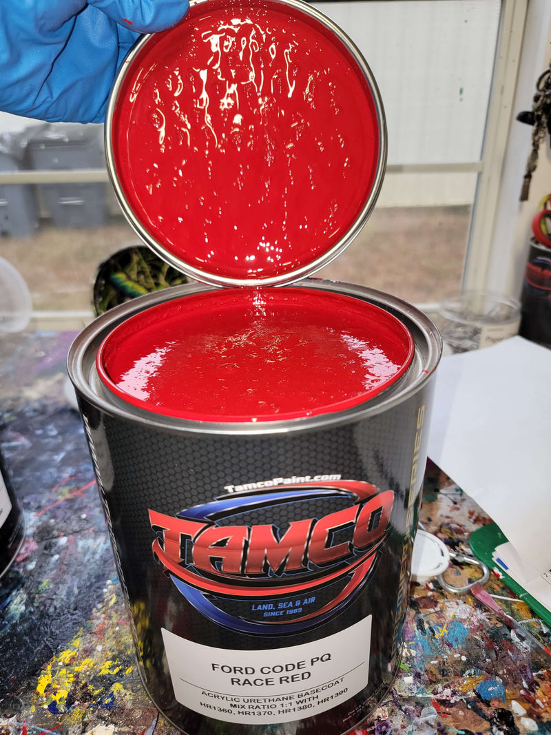 Race Red Color Paint