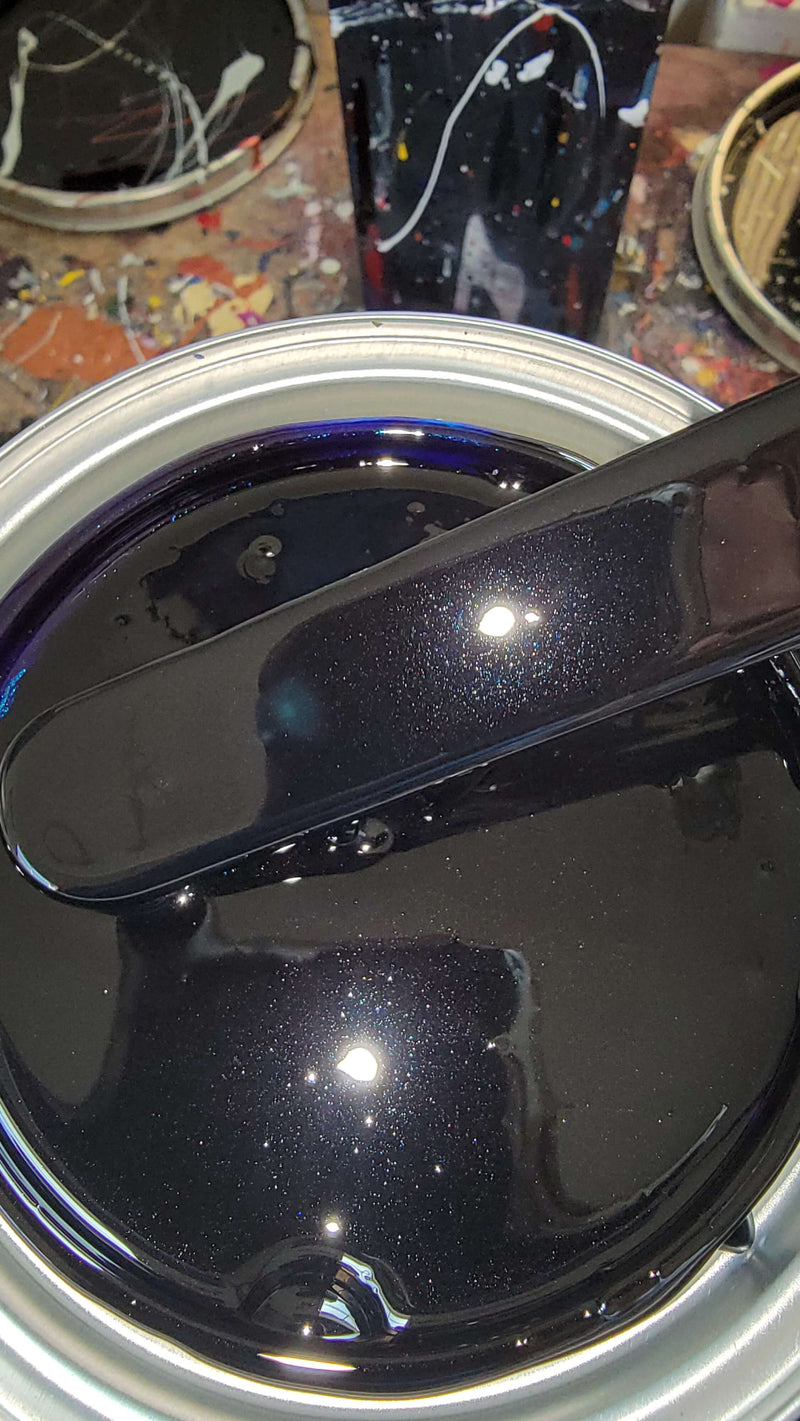 Agate Black Metallic Color Paint