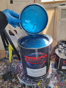 Bright Blue Metallic Color Paint