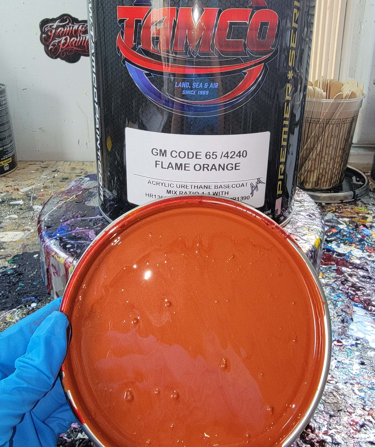 GM Flame Orange | 65 / 4240 | 1972 | OEM Basecoat