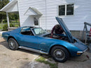 Bryar Blue Metallic 1972 Chevrolet Corvette Stringray