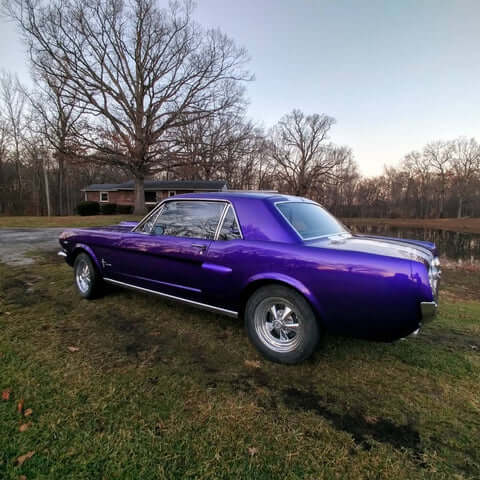 Purple Pop Pearl 1966 Ford Mustang