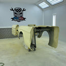 SPRINGTIME YELLOW PARTS OF THE CAR OF  1966 FORD MUSTANG