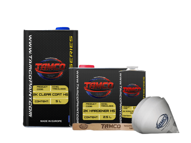 Tamco Paint Europe 2K Clearcoat HS 5L with Slow Thinner Kit