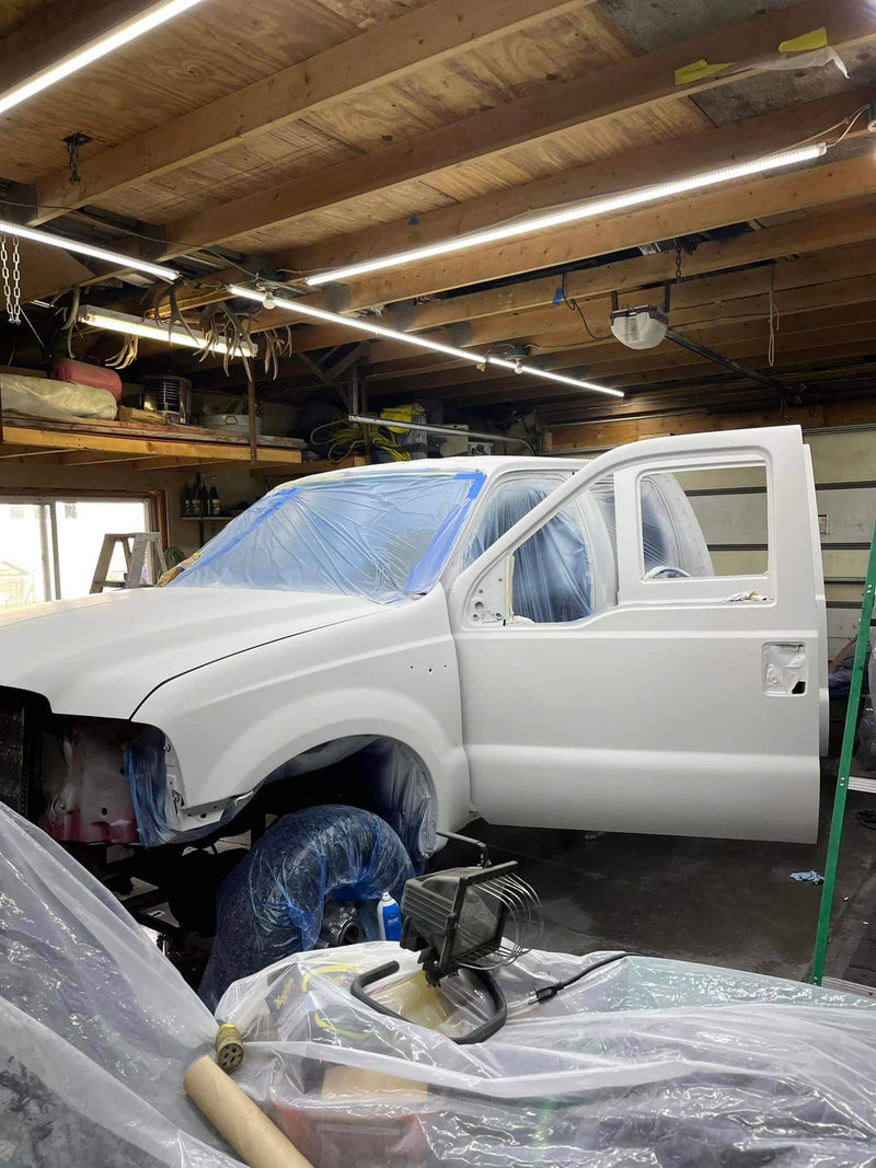 1999  FORD F- 350 SUPER DUTY LARIAT STAR WHITE PEARL  BASECOAT