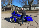 Blue Nitrous Harley Davidson 