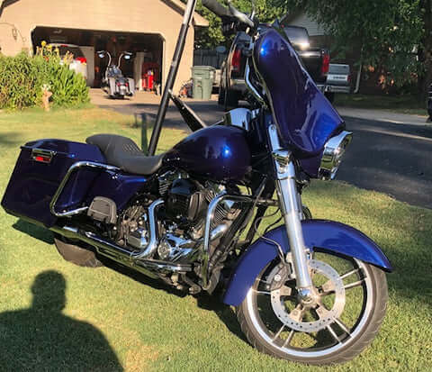 Freedom Blue Harley Davidson Street Glide