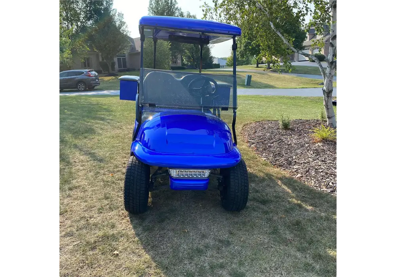 Blue Nitrous Golf Cart