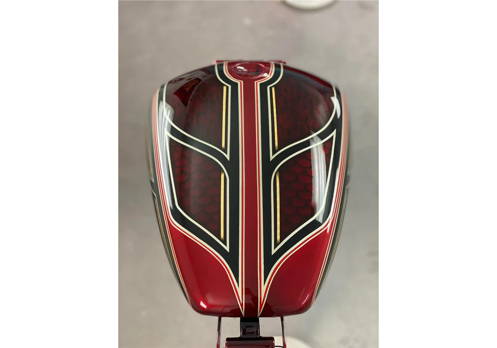Tamco Paint Motorcycle Tank OG Red