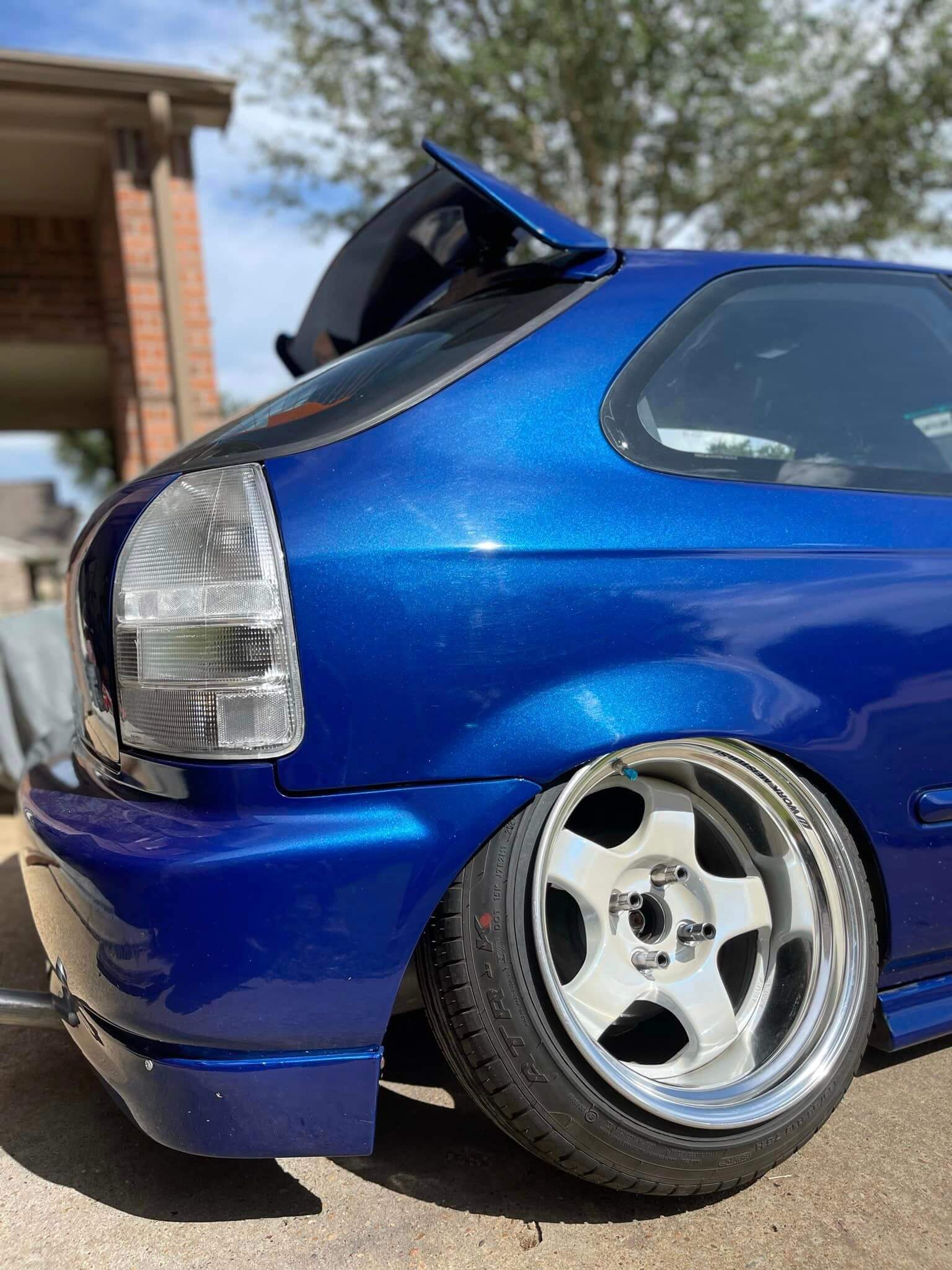 Bluetiful Metallic Custom Color 2000 honda civic