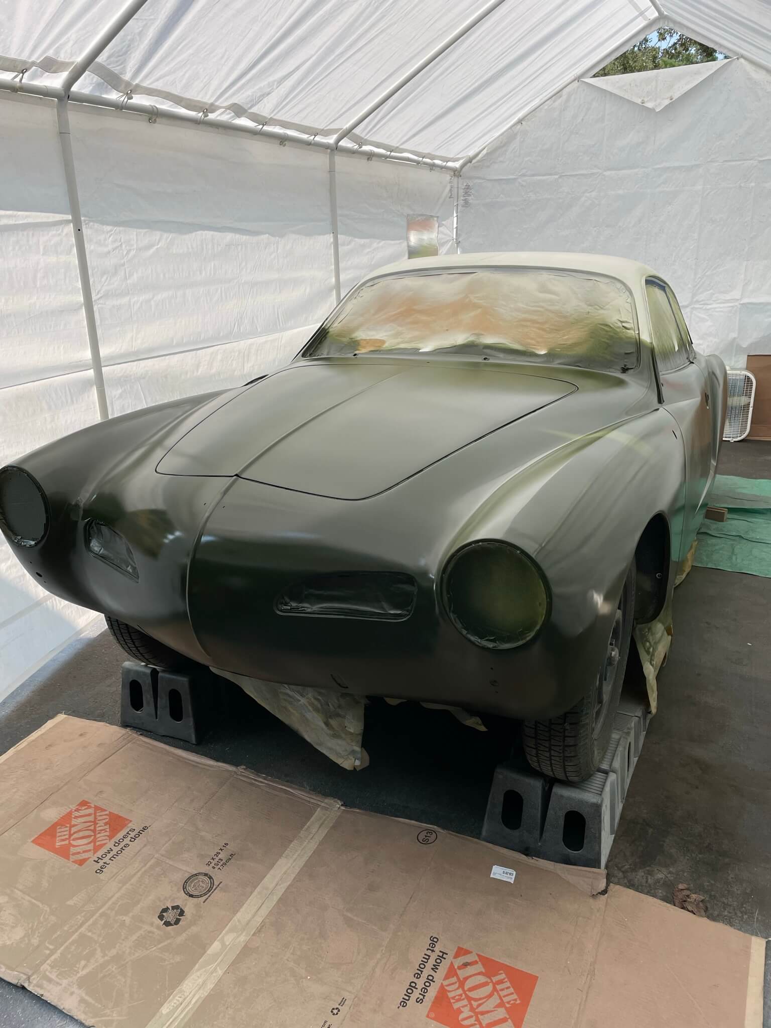 Cypress Green Volkswagen Karmann Ghia 