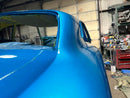Bright Blue Metallic Car Parts