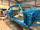 Bright Blue Metallic Car Parts