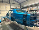 Bright Blue Metallic Car Parts