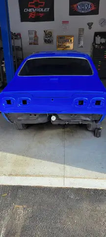 Blue Nitrous Chevrolet Nova