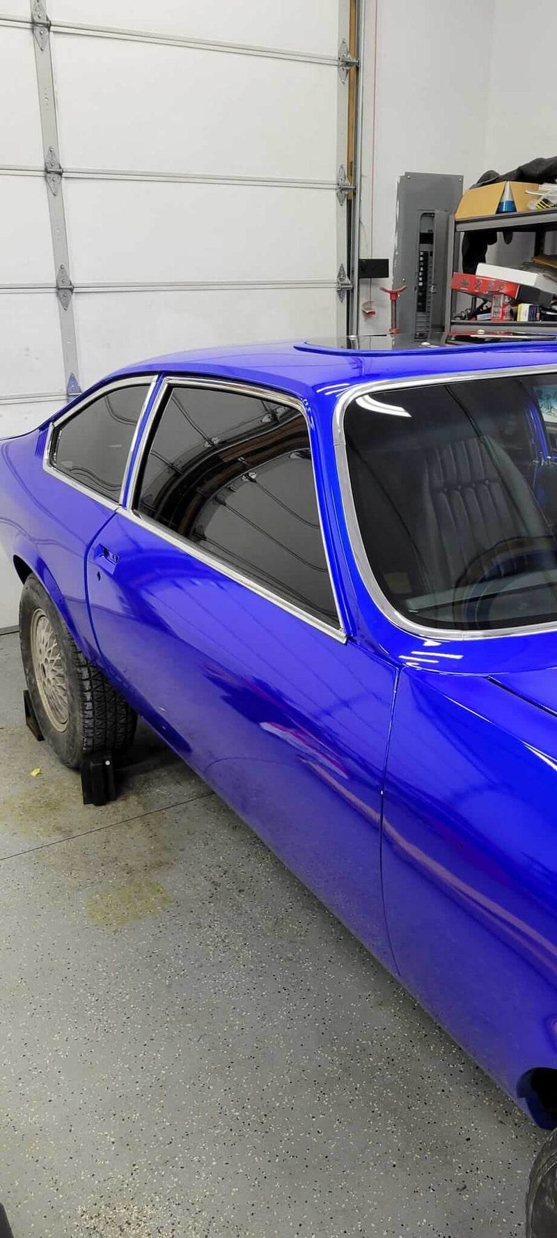 Blue Nitrous Chevy Vega