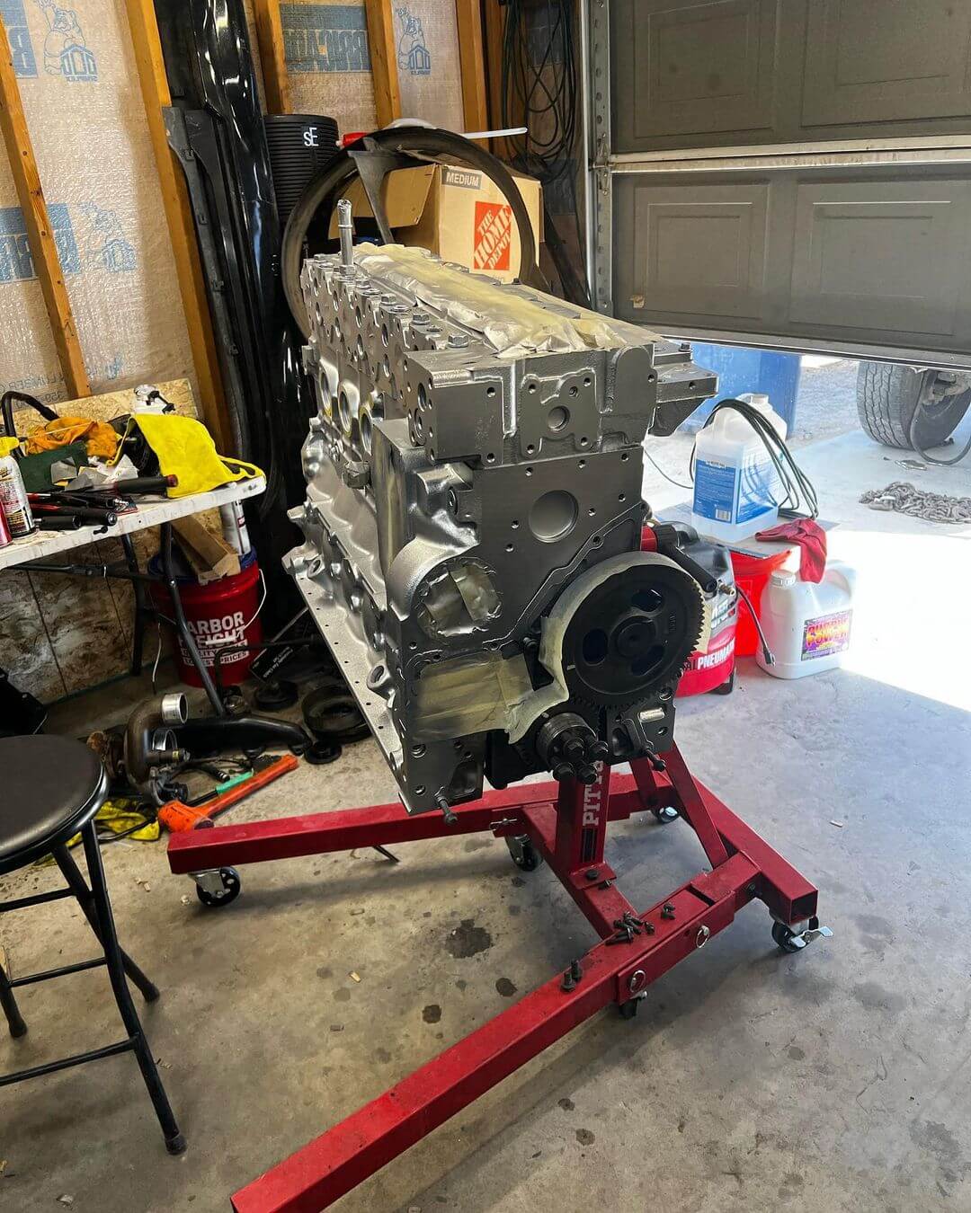 Slick Silver Metallic Engine