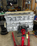 Slick Silver Metallic Car Engine