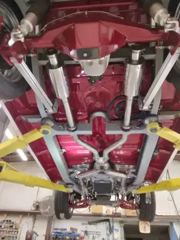 Courage Red 1965 Mustang Engine