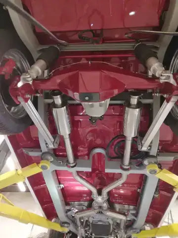 Courage Red 1965 Mustang Engine