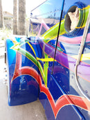 Bluetiful Metallic Custom Color 1988 Peterbilt