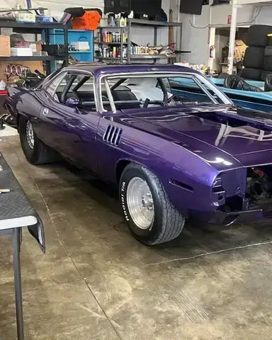 Tamco Throwback Plum Crazy 1971 Plymouth Cuda