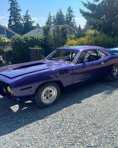 Tamco Throwback Plum Crazy 1971 Plymouth Cuda