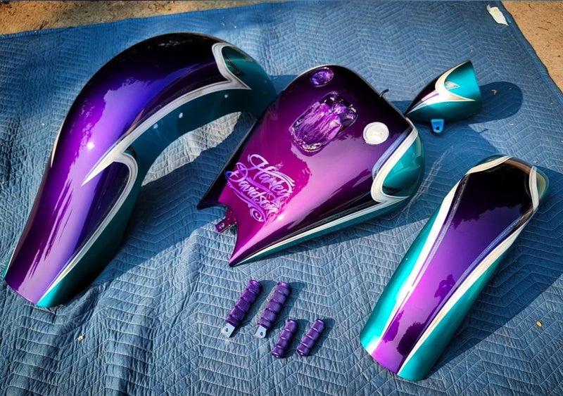 Electric Purple 2K Urethane Candy Paint Kit
